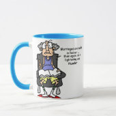 Mug Mariage, foudre, humour de tonnerre (Gauche)