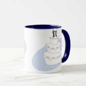 Mug Mariage Gâteau Deux Pièces (Devant droit)