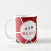 Mug Mariage Géométrique Élégant (Gauche)
