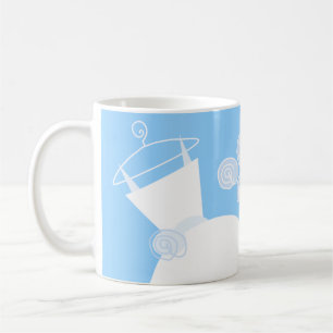 Mug Mariage Gown Blue 'Bridesmaid'
