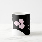 Mug Mariage Gown rose 'Bridesmaid' noir (Centre)