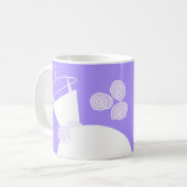 Mug Mariage Gown violet 'Mère de l'épouse' (Devant gauche)