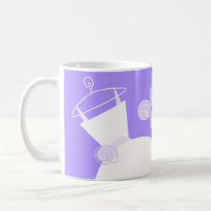 Mug Mariage Gown violet 'Mère de l'épouse'