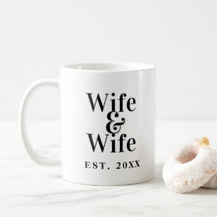 Mug Mariage homosexuel entre femmes et femmes avec Mar