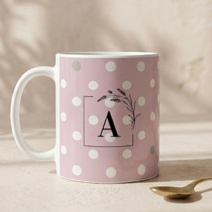 Mug Mariage islamique Nikah première touche rose pois 