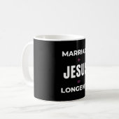 Mug Mariage + Jésus = Longévité (Devant gauche)