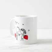 Mug Mariage, jour de la Saint-Valentin, amour (Devant gauche)