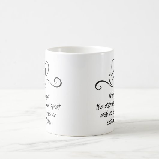 Mug Mariage : le sport d'équipe ultime sans délai d'at (Centre)