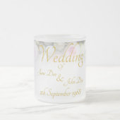 Mug mariage - Mariée avec bouquet mariage coloré (Centre)