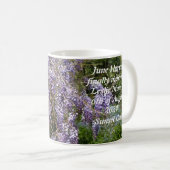 Mug Mariage Merci cadeau Wisteria Violet (Devant droit)