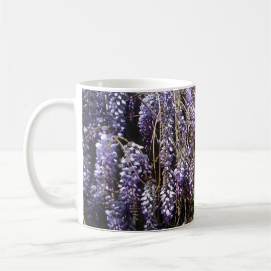 Mug Mariage Merci cadeau Wisteria Violet (Gauche)