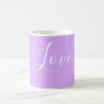 Mug Mariage minimaliste Pastel Mauve couleur solide pe<br><div class="desc">Belle couleur mauve mauve mauve ressort mauve. Simple minimaliste moderne moderne tendance style chic pastel aestethic dans lavande couleur solide. Décor maison mauve,  décor esthétique mauve,  cuisine mauve,  couleur mauve.</div>