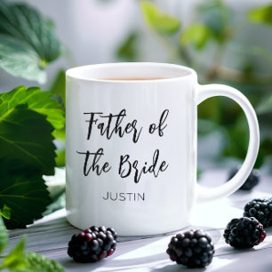 Mug Mariage Noir Blanc Papa de la Mariée