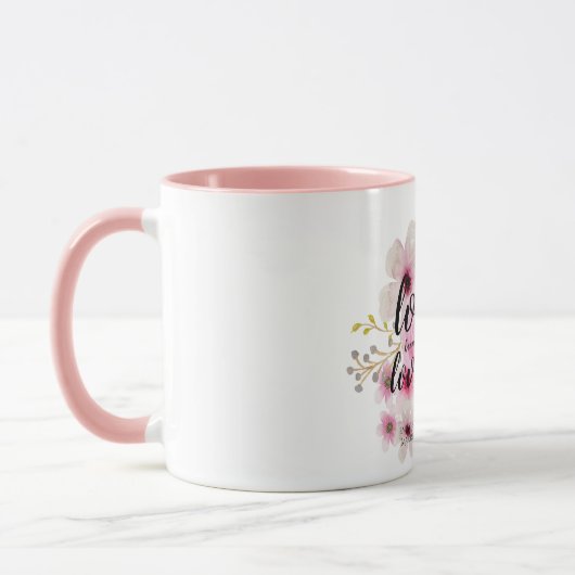 Mug MARIAGE - Nous Aimons Parce Qu'Il Nous Aimait Pour (Gauche)