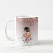 Mug Mariage Parties scintillant de gâteau  Rose Gold B (Gauche)