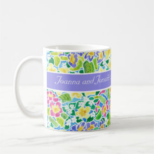 Mug Mariage personnalisable, Primroses de ressort