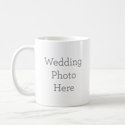 Tasse blanche classique, 325 ml (Gauche)