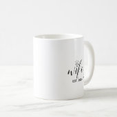 Mug Mariage personnalisé Année de mariage (Devant droit)