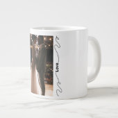 Mug Mariage personnalisé avec amour fleuri (Devant droit)
