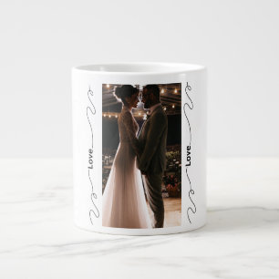 Mug Mariage personnalisé avec amour fleuri