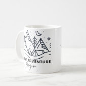 Mug Mariage personnalisé Camping Mug, cadeaux (Devant gauche)