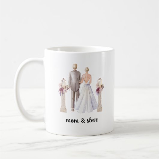 Mug Mariage personnalisé de la mère du marié  (Gauche)