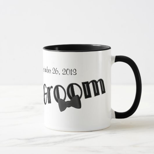 Mug Mariage personnalisé Groom (Droite)