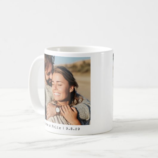 Mug Mariage photo Couple (Devant gauche)