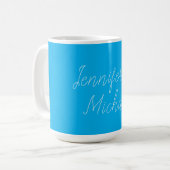 Mug Mariage Professionnel Écriture Manuscrite Classiqu (Devant gauche)