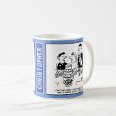 Mug Mariage Réception Le marié a une allumette de fléc (Devant droit)