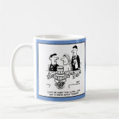 Mug Mariage Réception Le marié a une allumette de fléc (Gauche)