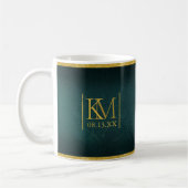 Mug Mariage Romantique au Clair de Lune Émeraude Vert (Gauche)