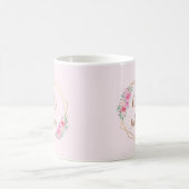 Mug Mariage rose floral (Centre)