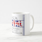 Mug Mariage royal 2018 de H et de M - (Devant droit)
