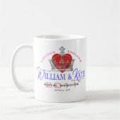 Mug Mariage royal de William et de Kate (Gauche)