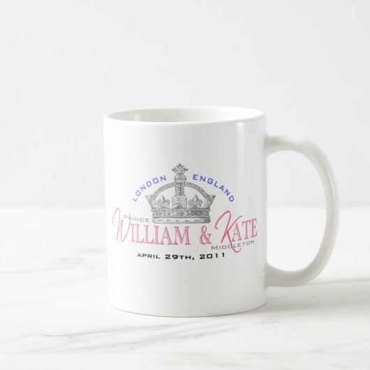 Mug Mariage royal de William et de Kate (Droite)