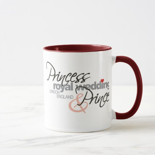 Mug Mariage royal de William et de Kate (Droite)