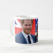 Mug Mariage royal du prince Harry et Meghan Markle (Devant gauche)
