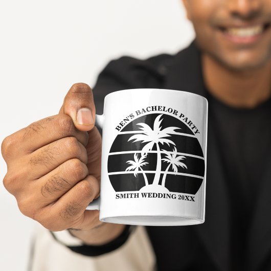 Mug Mariage sur l'île de Bachelor Party personnalisé