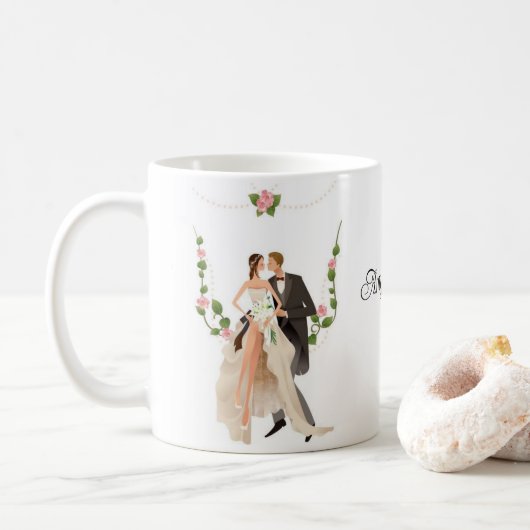 Mug Mariage sur mesure (Avec donut)