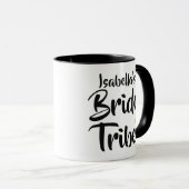 Mug Mariage Tribe Gold Date Coeur personnalisé (Devant droit)