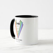Mug Mariage Tuxedo Gay LGBTQ+ Café (Devant gauche)