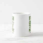 Mug Mariage Vert Fantaisiste « Frais du Marché » pour (Centre)