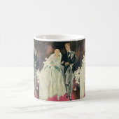 Mug Mariage vintage Nouveaux mariés, Mariée heureuse e (Centre)