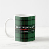 Mug Mariage vintage, Tartan Davidson Motif moderne (Gauche)