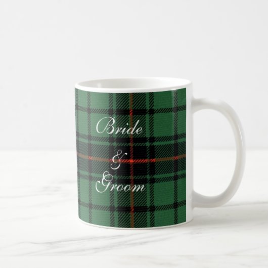 Mug Mariage vintage, Tartan Davidson Motif moderne (Droite)