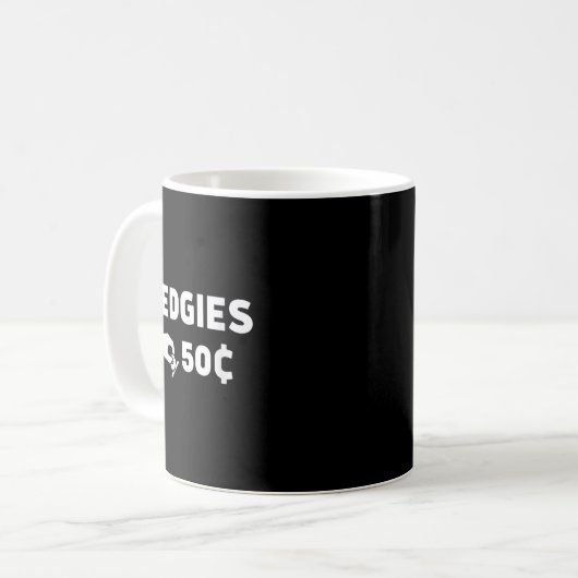 Mug Mariages 50 Cents Drôle Insertion Pièces Design (Devant gauche)