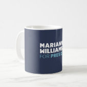 Mug Marianne Williamson pour la présidence 2024 (Devant gauche)