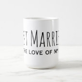 Mug Marié à l'amour de ma vie romantique (Centre)