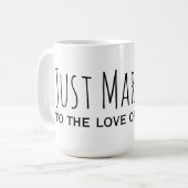 Mug Marié à l'amour de ma vie romantique (Devant gauche)